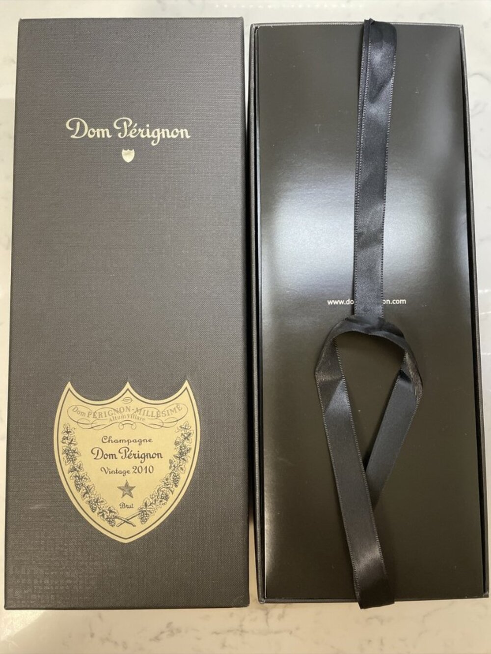 Dom Perignon Champagne Vintage 2010 750 ml Empty Box With Booklet Anniversary